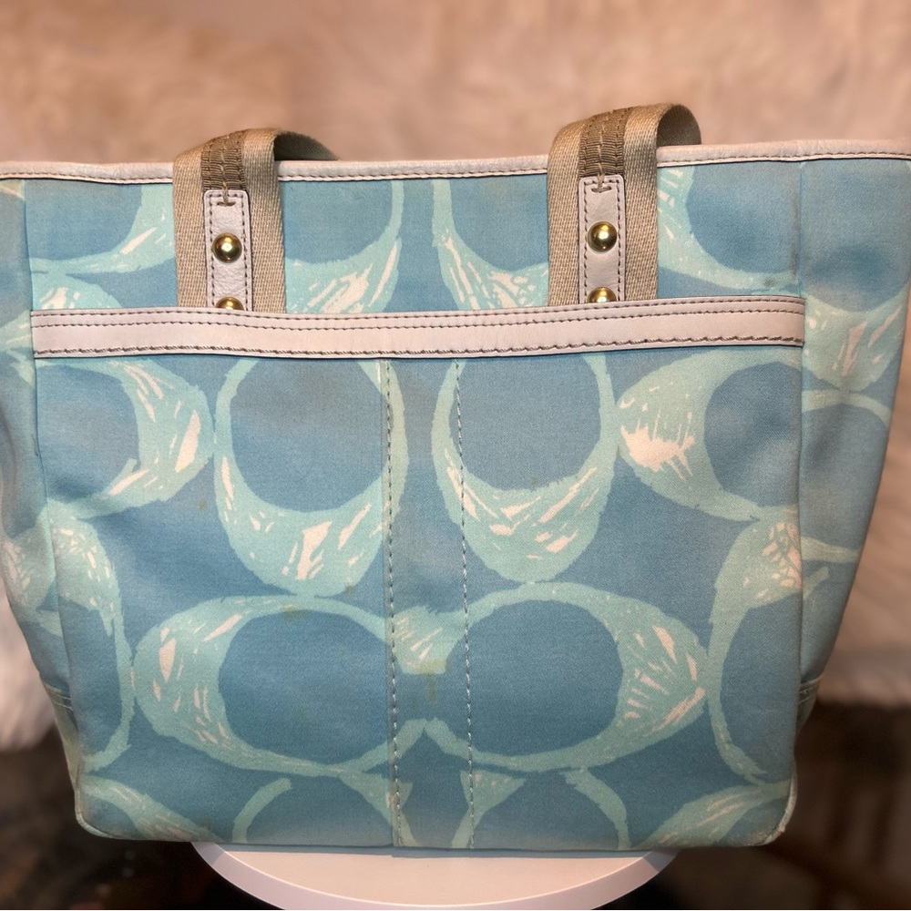 Vintage Coach in GUC RARE BLUE